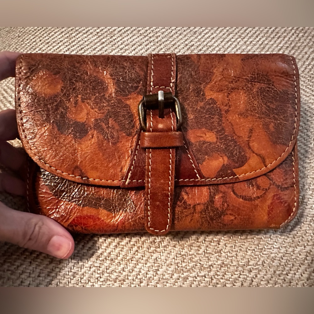 Patricia Nash Tan Leather Wallet